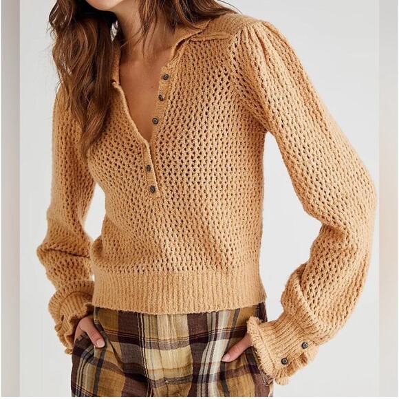 Free People Brown Sweater - Picture 1 of 10